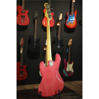 FENDER American Professional Classic Jazz Bass MN Faded Dakota Red image 3