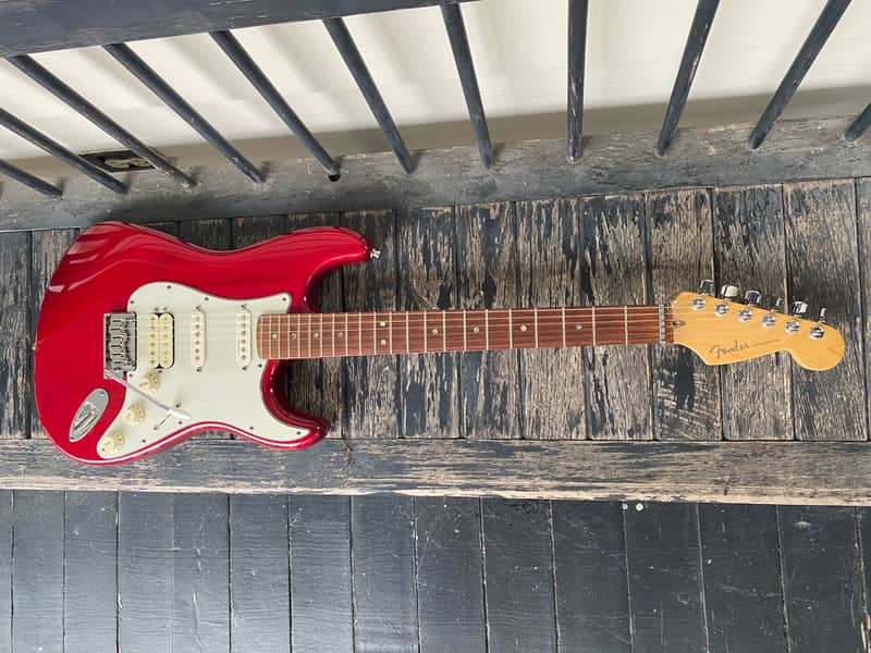 Fender American Stratocaster Deluxe 1998 - Translucent Crimson