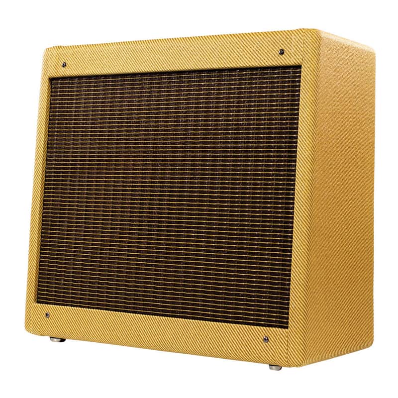 Mojotone Fender Tweed Pro Style 1x15 Combo Guitar Amp Cabinet With Lacquered Tweed Finish image 1