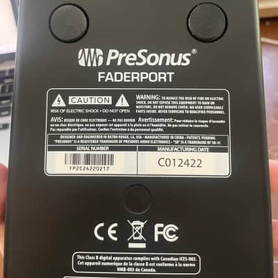 PreSonus FaderPort V2 USB DAW Transport Controller with Motorized Fader 2018 - Present - Black image 2