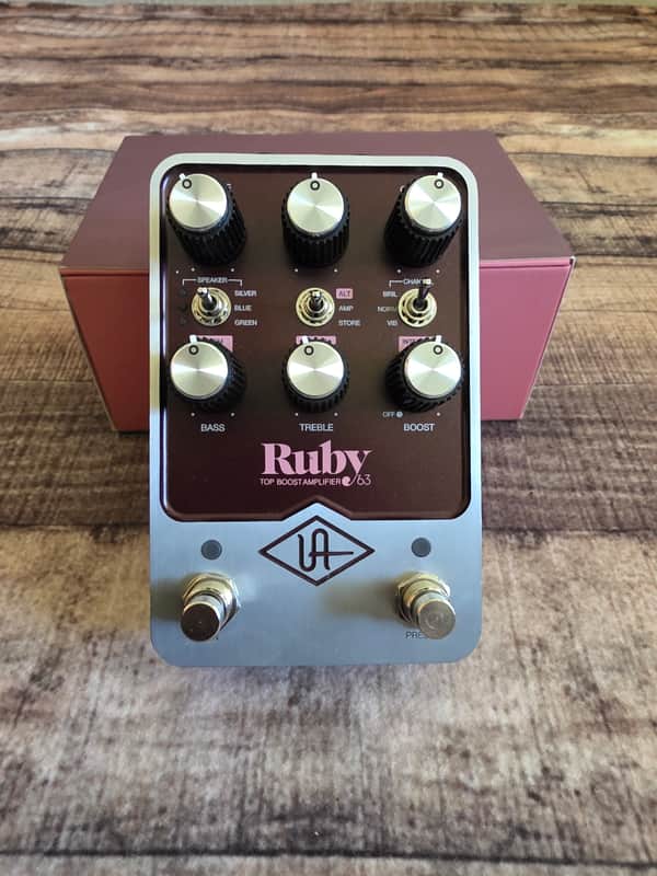 Universal Audio Ruby ’63 Top Boost Amplifier 2022 - Present - Ruby / Silver image 1