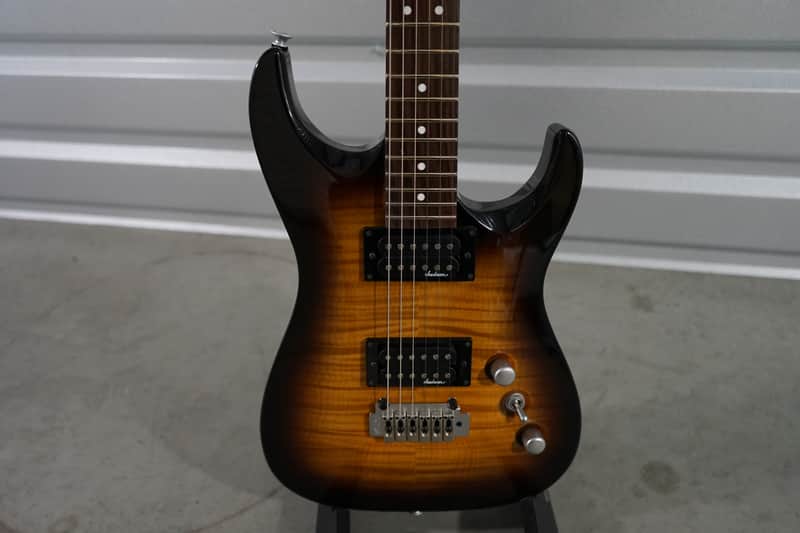 Jackson Dinky Arch top AT3 2010's Made in Japan MIJ - Tobacco sunburst image 1