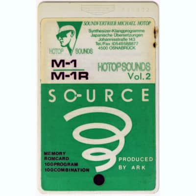 Korg M1 Ark Source Hotop Sounds Vol.2 ROM Korg M1 & M1R M1-R Michael Hotop RARE image 1
