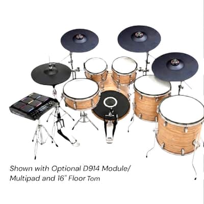 Dolby REV-9 Natural Wood E Drum Kit for Roland Alesis Lemon image 2
