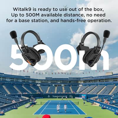 Saramonic WiTalk9 WT5S  Full Duplex Wireless Intercom Headset System image 8