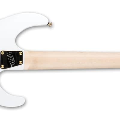 ESP LTD Mirage Deluxe '87 LH Left-Handed Electric Guitar Snow White - Brand New image 2