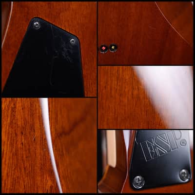 ESP USA Custom Shop M-II HT Zebra Wood Top Natural 2020 w/OHSC image 14