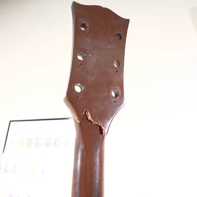 1972 Gibson SG Standard Body & Neck Husk Walnut Brown Vintage Small Pickguard image 19