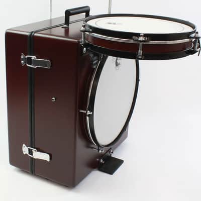 Toca Percussion Kickboxx Suitcase Drum Set with Kickboxx, 10" Snare, 10" Tom, and 3 Acce... image 5