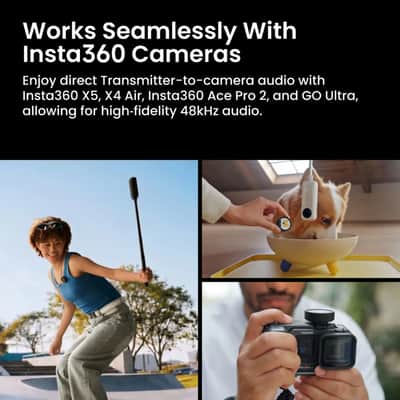 Insta360 Mic Pro (2 TX + 1 RX) - Camera microphone image 7