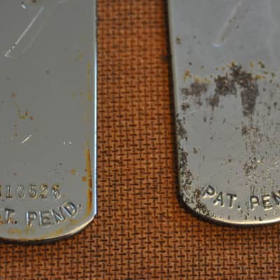 Fender 14" Tilt Back Legs Vintage Original Pat. Pend embossed on legs 1960's image 2
