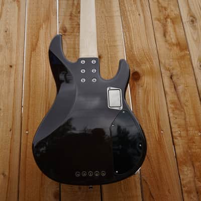 ESP E-II AP-5 See Thru Black Left Handed 5-String Bass w/Case NOS image 9