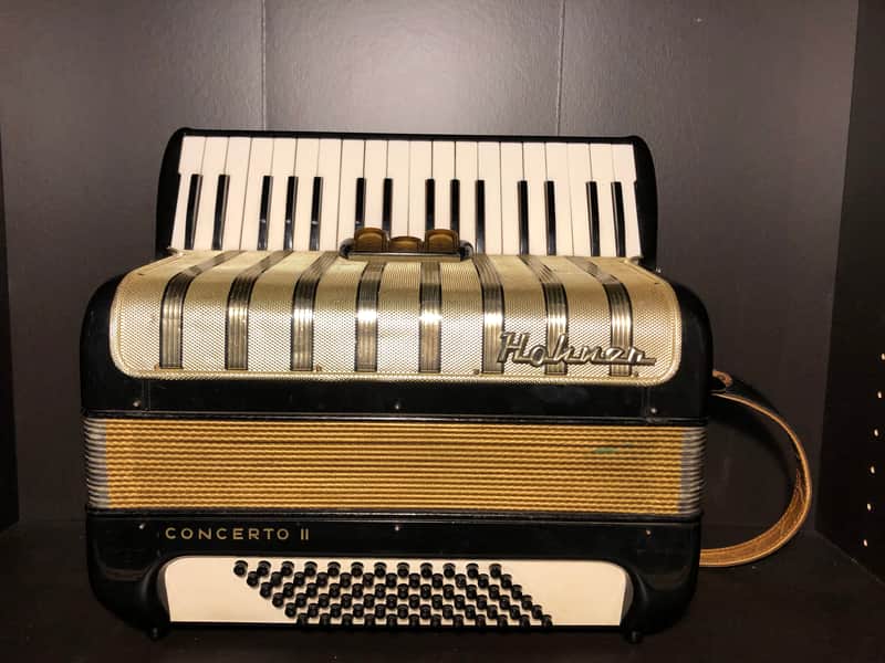 Accordion Hohner Concerto 2 Concerto II - Black Gold image 1