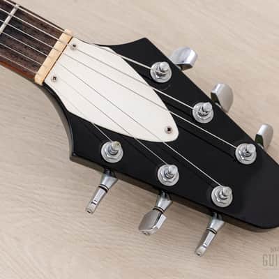1990 Greco FV-650 Flying V Vintage Guitar Black, Japan Fujigen image 4