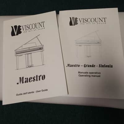 Viscount Maestro Digital Grand Piano 1990's High Gloss White image 16