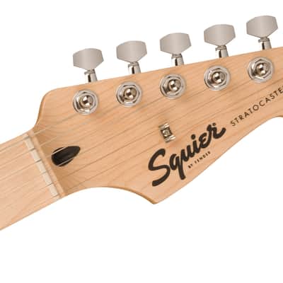 Fender Squier Sonic Stratocaster HSS - Black w/ Frontman 10G Amplifier image 6
