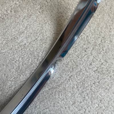 Ludwig 13” 8 hole snare drum or Tom steel hoop 70s 80s - Chrome image 9