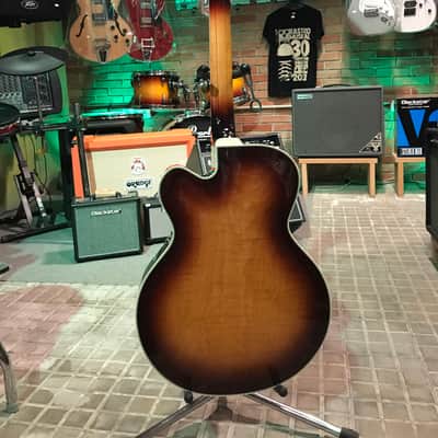 Guitarra de caja Fujigen FGN Masterfield Jazz HH Jazz Burst image 19