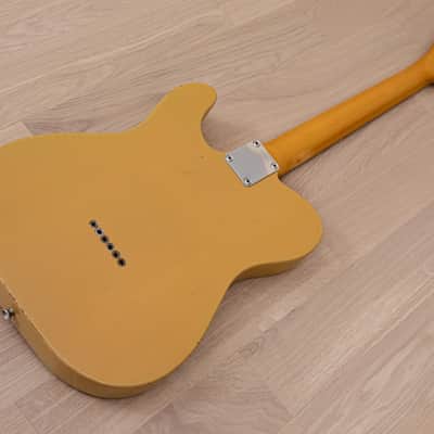 1980s Tokai Breezysound Model TE50-BLR T-Style Vintage Electric Guitar Butterscotch Japan w/ Case image 13