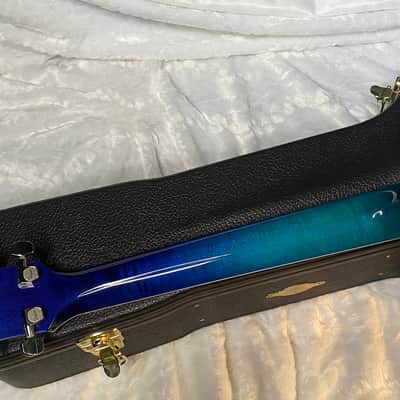 NEW ! Taylor 614ce Custom Acoustic-Electric Guitar - Natural Top - Blue Fade Back and Sides - AAAAA Flamed Maple - Authorized Dealer - G05925 - 4.9lbs image 11