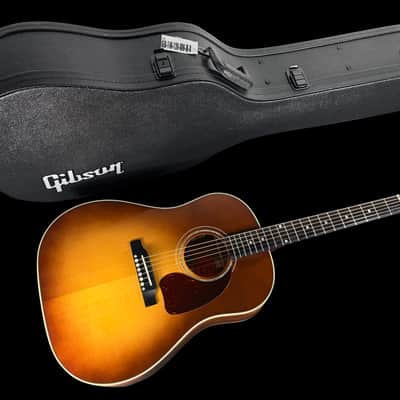 2025 Gibson J-45 Koa Custom Shop Slope Shoulder Acoustic - Honey Burst image 12