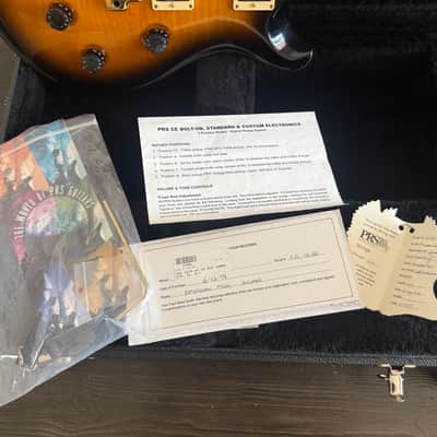 PRS CE 24 Maple Top Tremolo 1995 - 2008 - Black Sunburst image 15