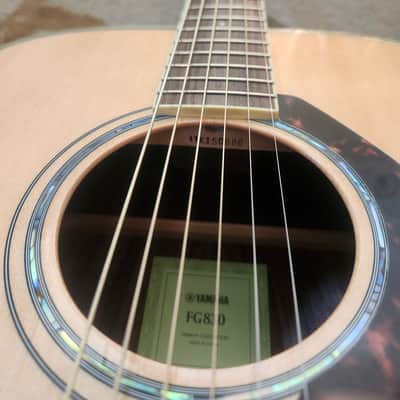 Yamaha FG830 Acoustic Guitar 2010s - Natural image 19