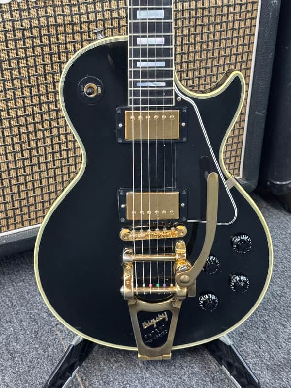2005 Gibson Custom Shop LPB-7 Les Paul Custom 57 Reissue - Ebony image 1