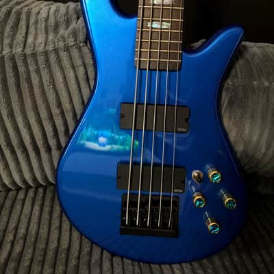 Spector Performer 5 2019 modded- Present - Metallic Blue image 3