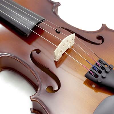 Sky Brand New Solid Wood Antique Viola Outfit with Lightweight Case, Bow and Rosin (16 Inch) image 5