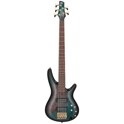 Ibanez SR405EPBDX 5 String Bass - Tropical Seafloor Burst image 2