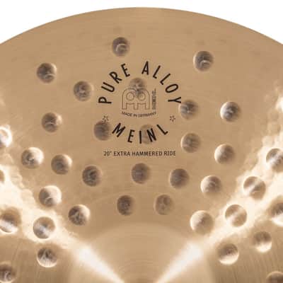 Meinl Pure Alloy Extra Hammered Ride Cymbal 20" image 4