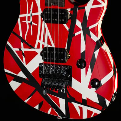 EVH Wolfgang Special Striped Series Red, Black, and White (942) image 1