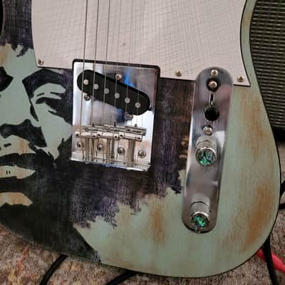 Jimi Hendrix  Telecaster Steel E-Gitarre Guitar   2024 image 3