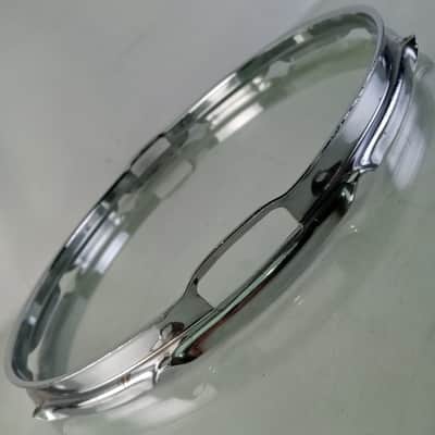 Ludwig 14"Resonant COB Super-Sensitive Rim/Hoop Triple-Flange Snare Drum BRASS image 1