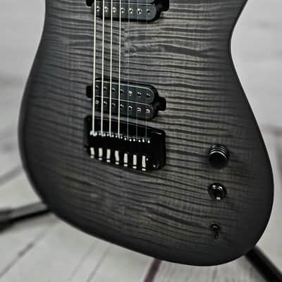 Schecter USA Signature Keith Merrow KM-7 Mk III Pro Electric Guitar Trans Black Pearl image 3