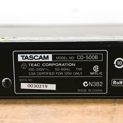 TASCAM CD-500B Rack-Mountable CD Player CG014QD image 9