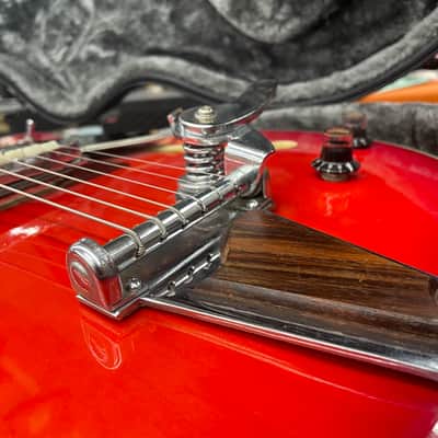 Epiphone 5102TE 1970-71 Semi-Hollow Electric Guitar - Redburst image 8
