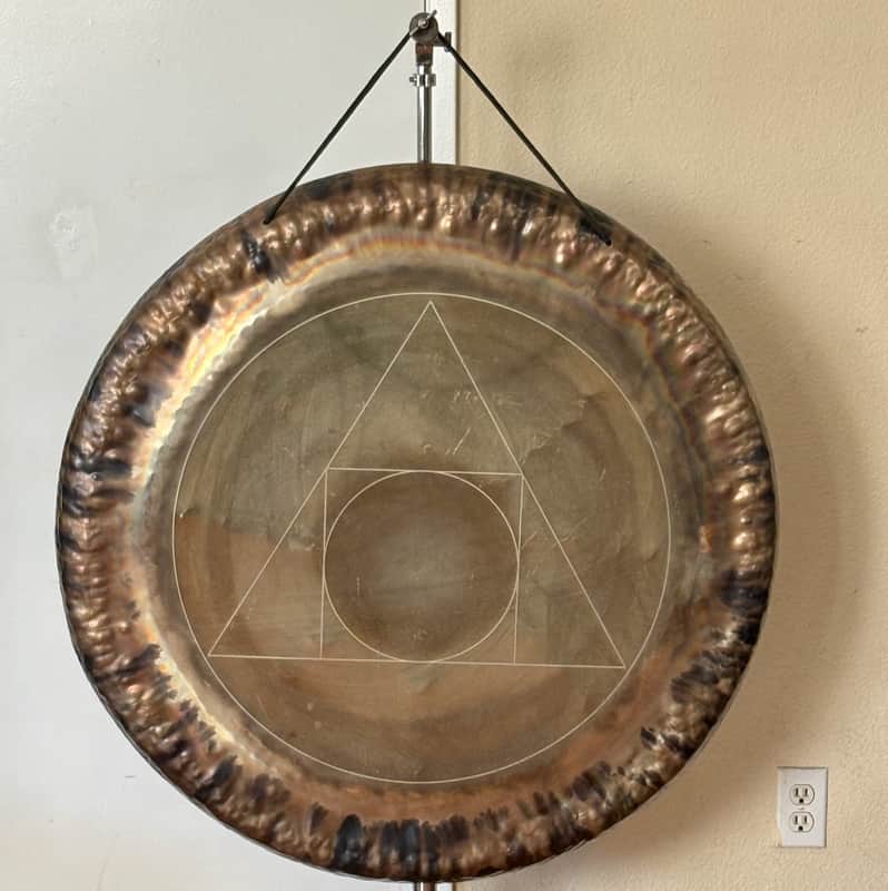Shawn Aceto 36" Hand Made Gong ALCHEMY Sound Healing Bath Therapy Percussion VIDEO! image 1