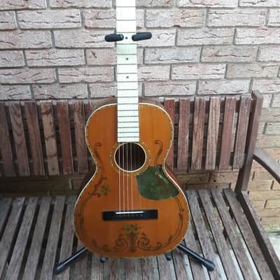 Vintage 1930s Regal Pearloid Parlor Guitar PreWar image 1