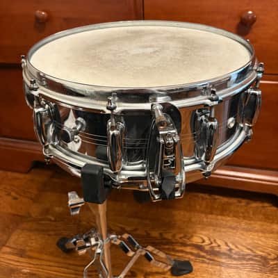 Slingerland Rare “Buddy Rich” TDR 5x14" 10-Lug Chrome Over Brass Shell Snare Drum 1976-77 Excellent! image 3