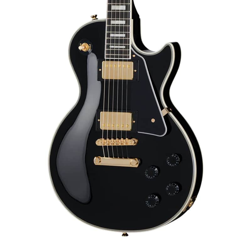 Epiphone Les Paul Custom Guitar w/ Premium Gig Bag - Ebony image 1