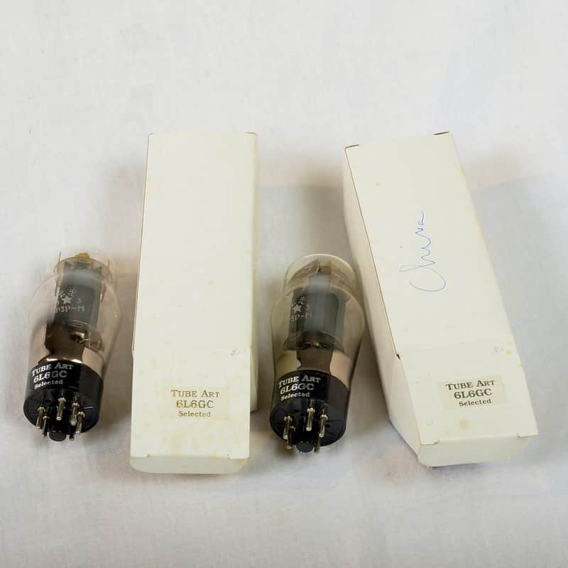 Tube Art 6L6GC (Pair) Match set, Test Strong image 1