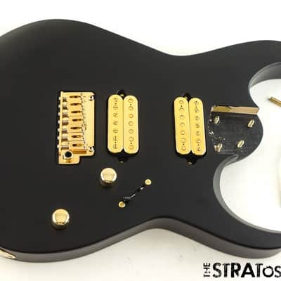 Charvel Angel Vivaldi DK24-7 HH Dinky LOADED BODY Gold Dimarzio Nova Satin Black image 1