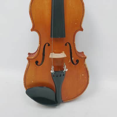Mueller 1/2 Size Violin for Parts / Repair with Case & Bow image 2