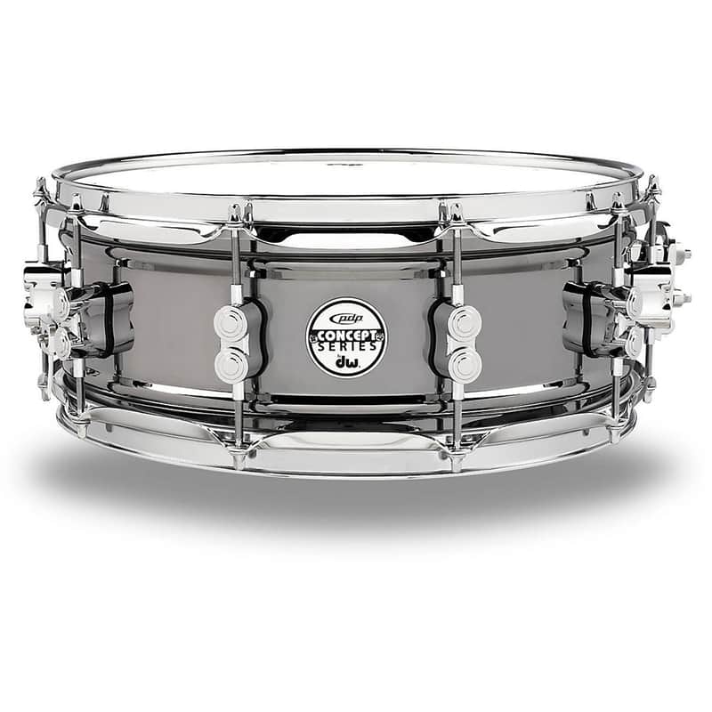PDP PDSN5514BNCR 5.5x14" Black Nickel Over Steel Snare Drum image 1