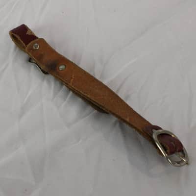 Maroon Leather Shoulder Strap Extender Width (2cm / 0.75in) Length (17.75cm - 23.50cm / 7" - 9.25") image 2