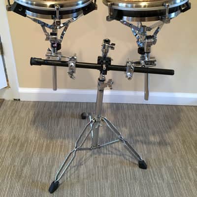 Pearl Travel Congas Set of 2 Plus Stands | Reverb