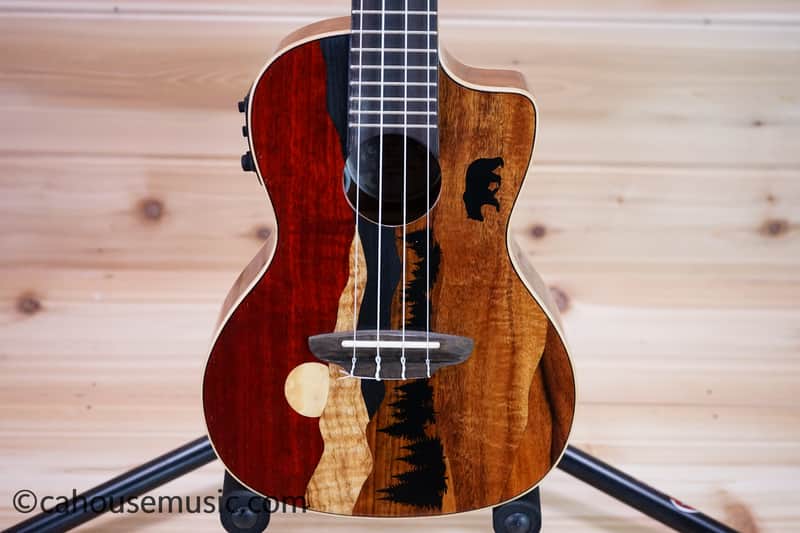 Luna Vista Bear Concert Acoustic-Electric Ukulele image 1