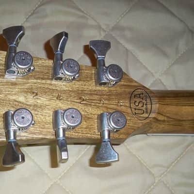 2024 USA Custom Shop Dunable Asteroid Flying V Black Limba Wenge Fretboard Hipshot 25.5 " Scale 7.6 lbs Coffin Case Hardware image 10